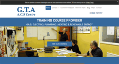 Desktop Screenshot of gas-training-and-assessment.co.uk