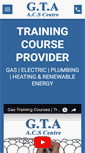 Mobile Screenshot of gas-training-and-assessment.co.uk